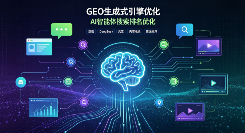 龙文区GEO 浪潮来袭：生成式引擎优化崛起，创作者争抢豆包、DeepSeek、元宝智能体流量入口